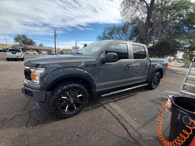 Clean Ford F-150 after hand wash