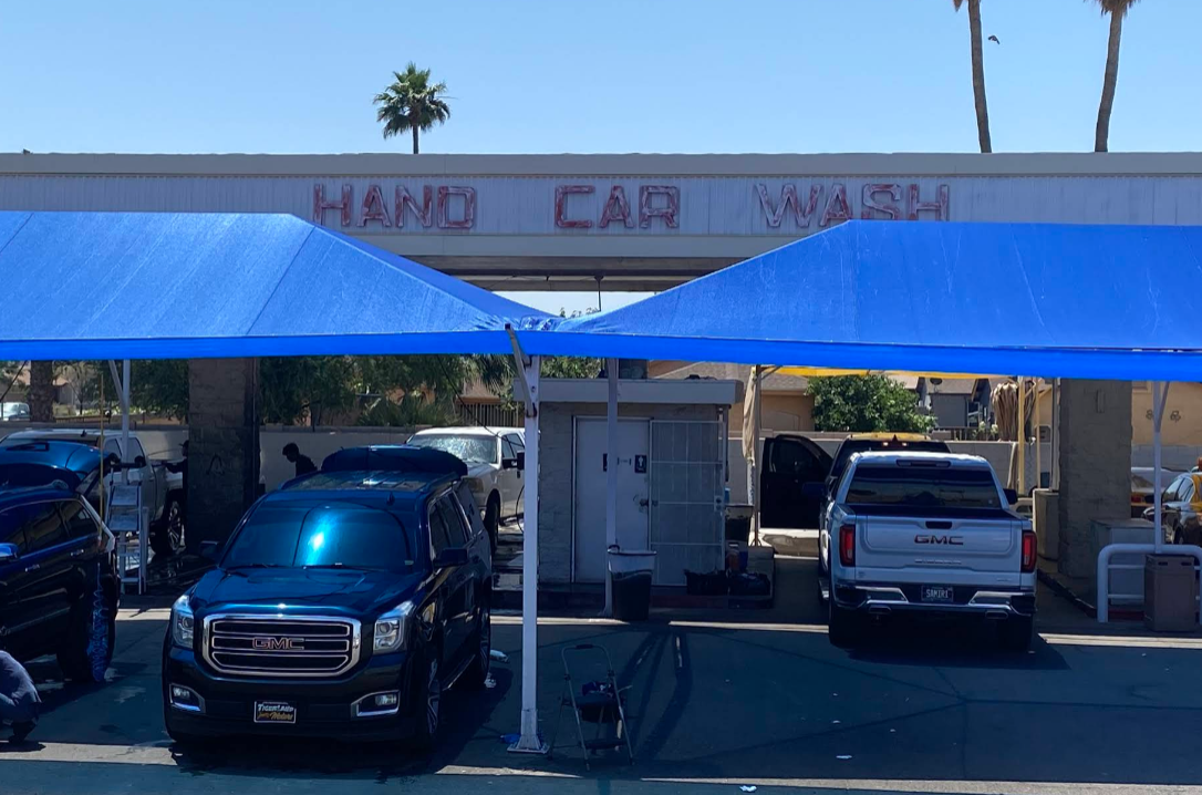 Encanto Hand Car Wash storefront in Phoenix